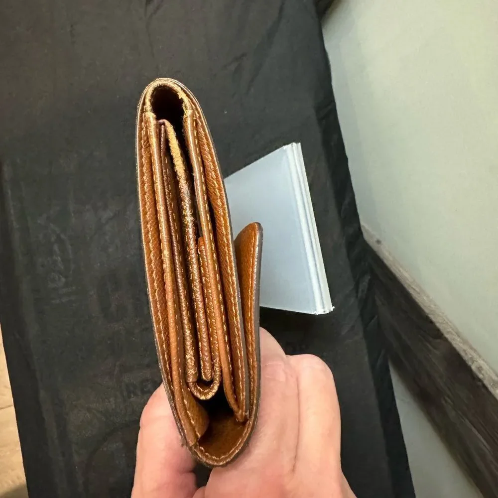 Louis Vuitton Monogram Porte Tresor Etui Papier Wallet M61202 SKS4142